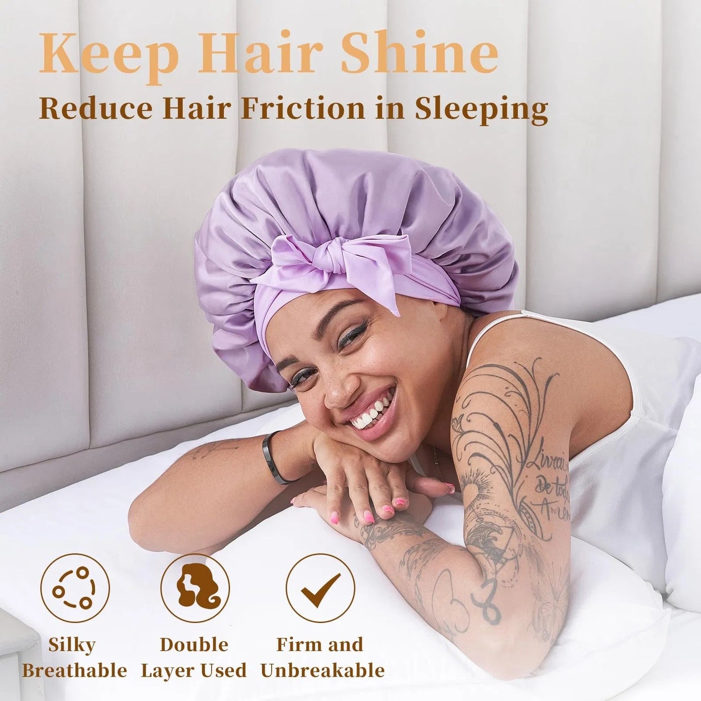 Silk Sleep Bonnet